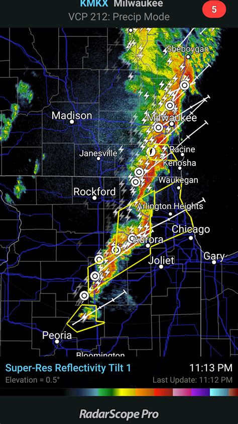 Severe Thunderstorm Warning issued for Cook, DuPage, Kane, Kendall, & Will County